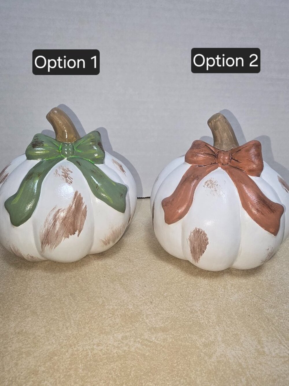 Hand Painted Ceramic Pumpkins